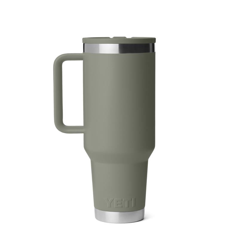 YETI Rambler 40 oz Pampa Green BPA Free Travel Straw Mug