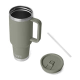 YETI Rambler 40 oz Pampa Green BPA Free Travel Straw Mug