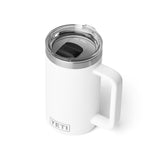 YETI Rambler 24 oz White BPA Free Ceramic Lined Mug with MagSlider Lid