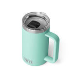 YETI Rambler 24 oz Seafoam BPA Free Ceramic Lined Mug with MagSlider Lid