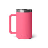 YETI Rambler 24 oz Tropical Pink BPA Free Ceramic Lined Mug with MagSlider Lid