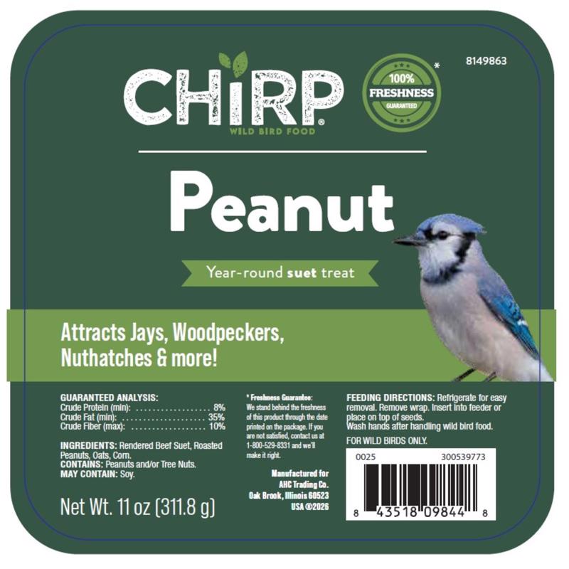 Chirp Peanut Suet Peanut Suet 11 oz