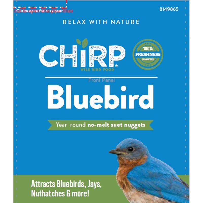 Chirp Bluebird Suet Nuggets Roasted Peanut Suet Nuggets 27 oz