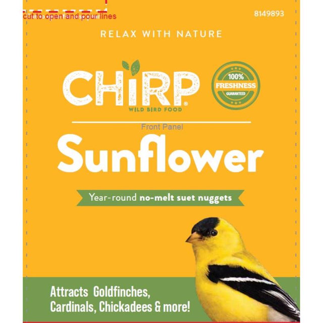 Chirp Sunflower Nuggets Sunflower Suet Nuggets 27 oz