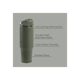 Hydrojug Ease2o 32 oz Courtyard BPA Free Insulated Water Bottle