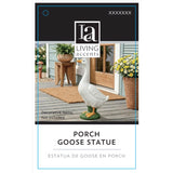 Living Accents Plastic White 20 in. Goose Statue