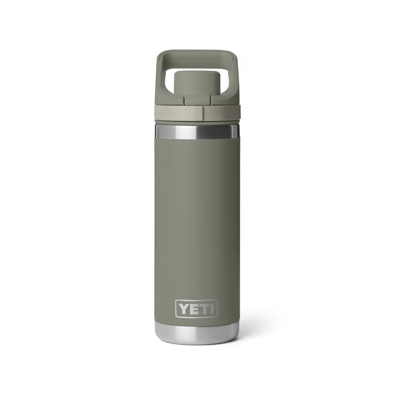 YETI Rambler 18 Pampa Green BPA Free Bottle with Flip Chug Cap