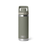 YETI Rambler 18 Pampa Green BPA Free Bottle with Flip Chug Cap