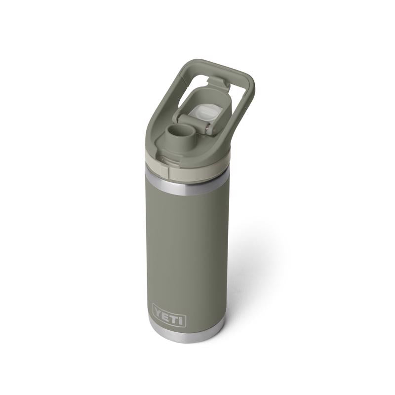YETI Rambler 18 Pampa Green BPA Free Bottle with Flip Chug Cap