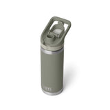YETI Rambler 18 Pampa Green BPA Free Bottle with Flip Chug Cap