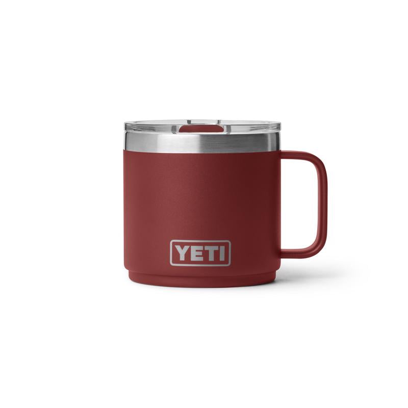 YETI Rambler 14 oz Stag Red BPA Free Ceramic Lined Stackable Mug with MagSlider Lid