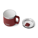 YETI Rambler 14 oz Stag Red BPA Free Ceramic Lined Stackable Mug with MagSlider Lid