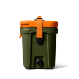 YETI Roadie 15 King Crab Orange/Olive 15 qt Hard Cooler