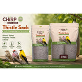 Chirp Pure Seed Thistle 2 Pack Thistle Sock Bird Food Feeder 13 oz