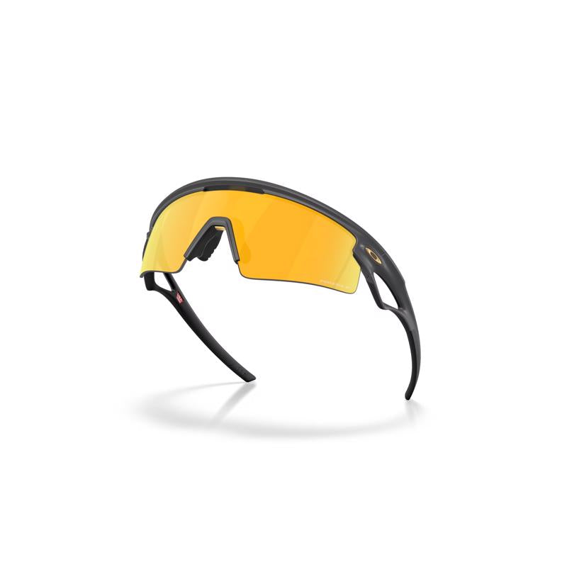 Oakley Sphaera Strike Sunglasses Unisex Matte Carbon Frame Prizm 24K Lens Polarized