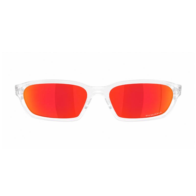 Oakley Terraforma Sunglasses Matte Clear Frame Prizm Ruby Lens