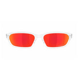 Oakley Terraforma Sunglasses Matte Clear Frame Prizm Ruby Lens