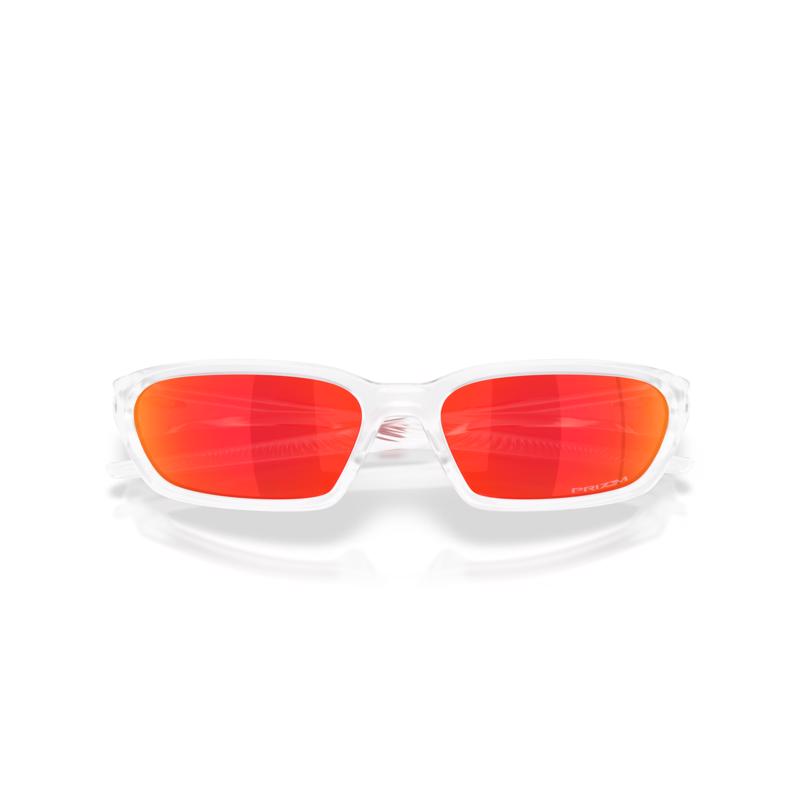 Oakley Terraforma Sunglasses Matte Clear Frame Prizm Ruby Lens