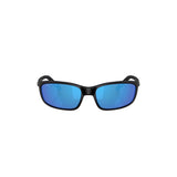 Costa Brine II Sunglasses Men's Matte Black Frame Blue Mirror Lens Polarized