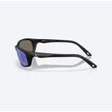 Costa Brine II Sunglasses Men's Matte Black Frame Blue Mirror Lens Polarized