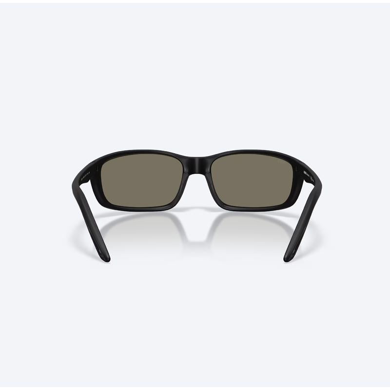 Costa Brine II Sunglasses Men's Matte Black Frame Blue Mirror Lens Polarized