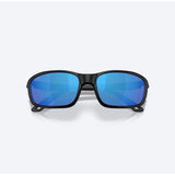 Costa Brine II Sunglasses Men's Matte Black Frame Blue Mirror Lens Polarized