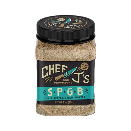 Chef J Salt/Pepper/Garlic/Butter BBQ Rub 8 oz