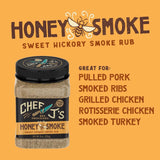 Chef J Honey Hickory BBQ Rub 8 oz