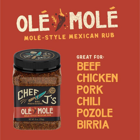 Chef J BBQ Rub 8 oz