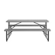 Cosco Plastic White 72 in. Rectangle Foldable Picnic Table