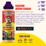 Asian Cajun Cowboy Nuoc Cham Sweet Garlic Chili Lime Sauce 10 oz
