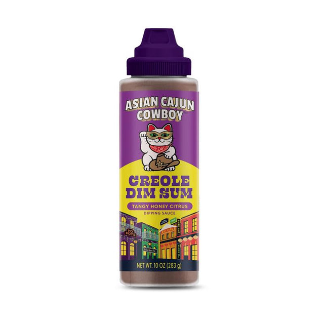 Asian Cajun Cowboy Creole Dim Sum Tangy Honey Citrus Sauce 10 oz