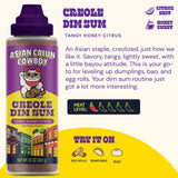 Asian Cajun Cowboy Creole Dim Sum Tangy Honey Citrus Sauce 10 oz