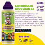 Asian Cajun Cowboy Lemongrass Nuoc Cham Ba Honey Citrus Chili Sauce 10 oz