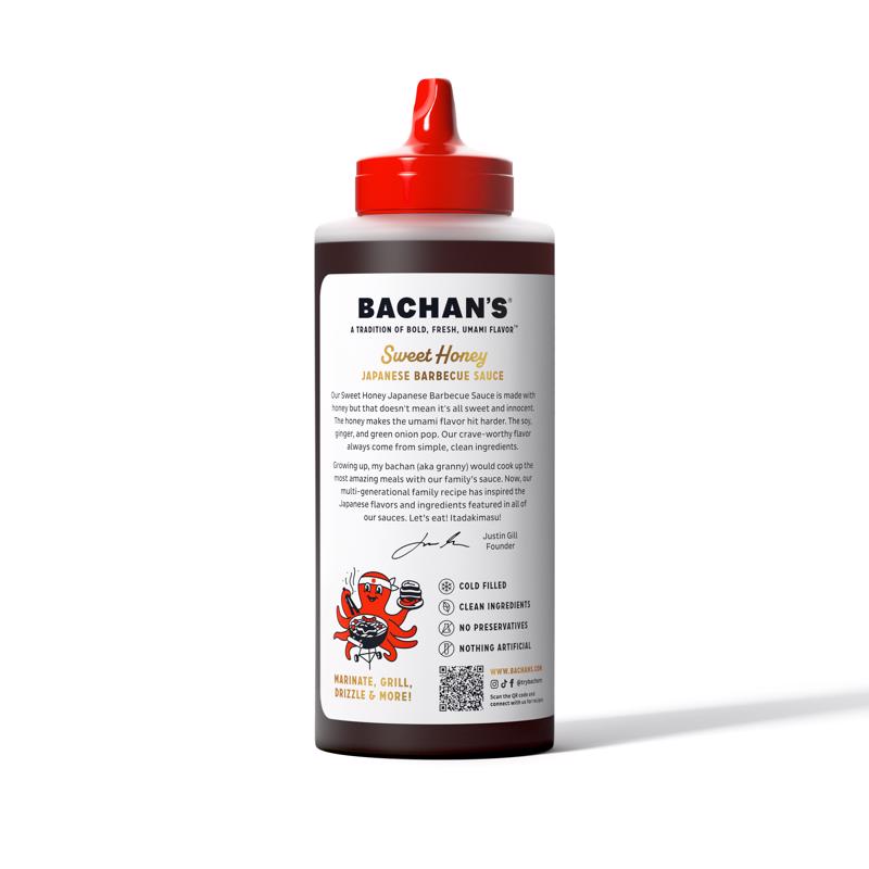 Bachan's Sweet Honey BBQ Sauce 17 oz