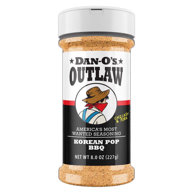 Dan-O's Outlaw Korean Pop BBQ Seasoning 8 oz