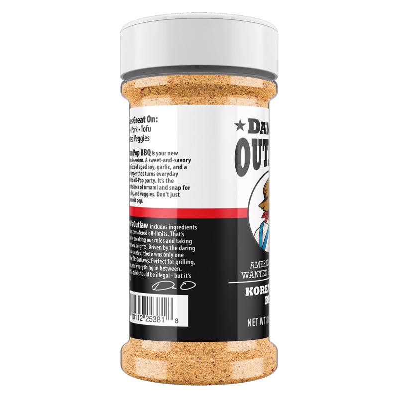 Dan-O's Outlaw Korean Pop BBQ Seasoning 8 oz