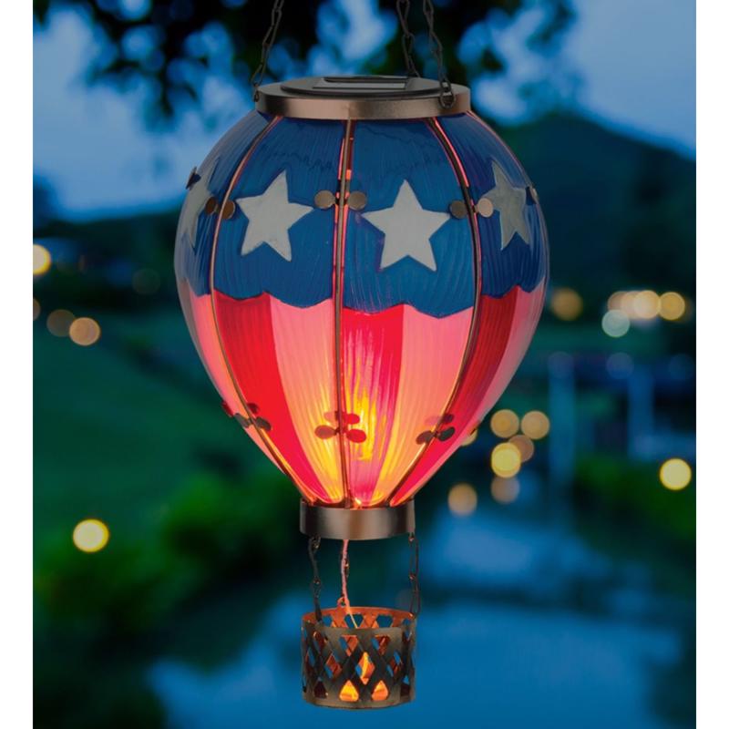 Regal Art & Gift Multicolored Glass/Metal 23.5 in. H X 7.5 in. L Solar Air Balloon