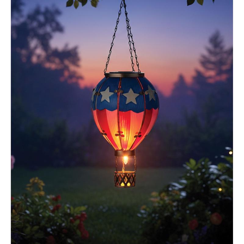 Regal Art & Gift Multicolored Glass/Metal 23.5 in. H X 7.5 in. L Solar Air Balloon