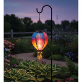 Regal Art & Gift Multicolored Glass/Metal 15 in. H X 5 in. L Solar Air Balloon