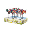 Regal Art & Gift Multicolored Metal 18.25 in. H X 6.75 in. W Planter Stake