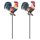 Regal Art & Gift Multicolored Metal 18.25 in. H X 6.75 in. W Planter Stake