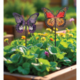 Regal Art & Gift Multicolored Metal 18.25 in. H X 6.75 in. W Planter Stake