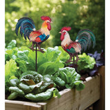 Regal Art & Gift Multicolored Metal 18.25 in. H X 6.75 in. W Planter Stake
