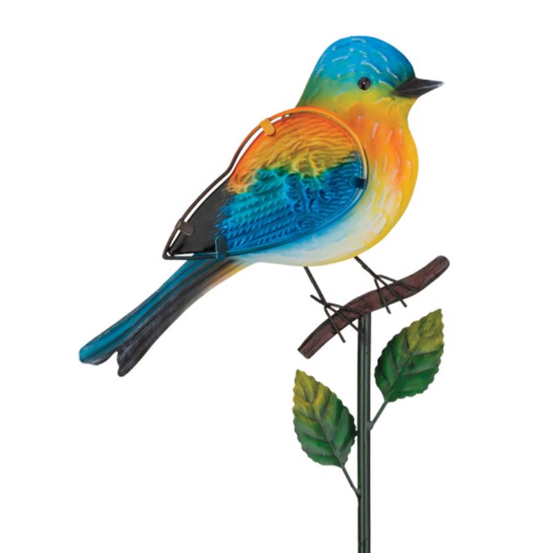 Regal Art & Gift Multicolored Glass/Metal 36 in. H X 10 in. L Outdoor Garden Stake