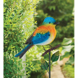 Regal Art & Gift Multicolored Glass/Metal 36 in. H X 10 in. L Outdoor Garden Stake
