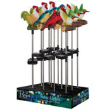 Regal Art & Gift Multicolored Acrylic/Metal 27.5 in. H X 7.5 in. L Solar Garden Stake