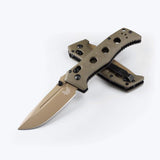 Benchmade Olive Drab Green MagnaCut Stainless Steel 7-8 in. 273FE-05 Mini Adamas Pocket Knife