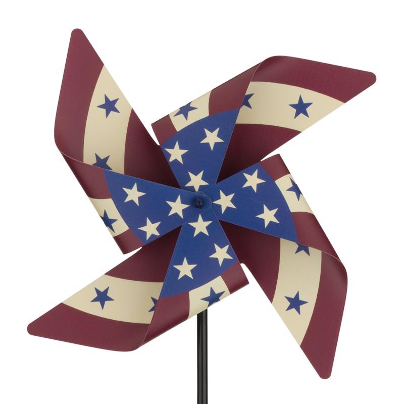 Regal Art & Gift Multicolored Metal 36.5 in. H X 9.5 in. L Garden Stake Spinner