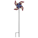 Regal Art & Gift Multicolored Metal 36.5 in. H X 9.5 in. L Garden Stake Spinner